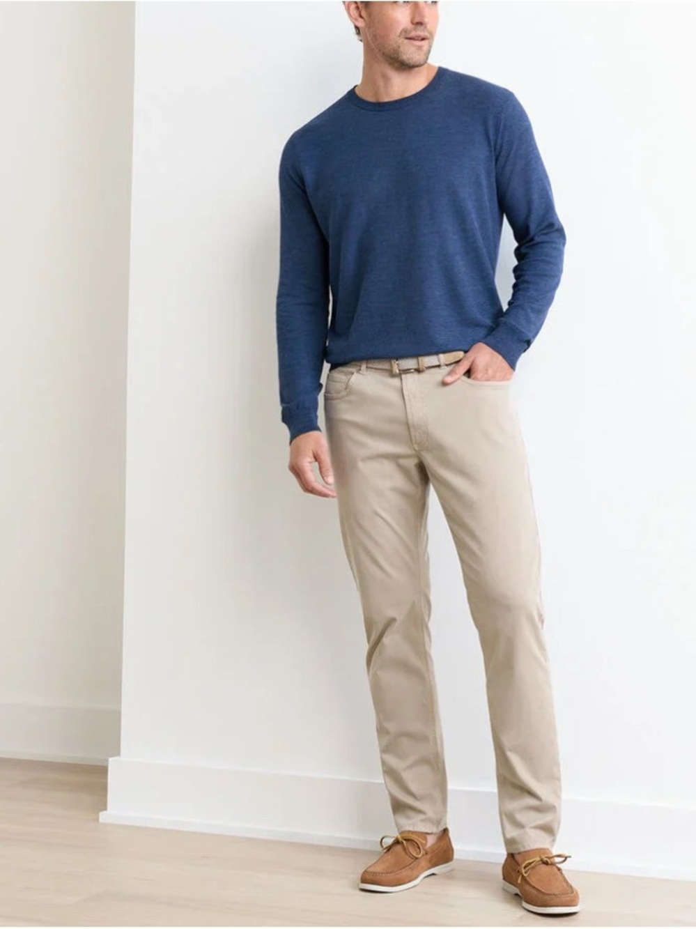 Peter Millar Crown Crafted Wayfare Tailored Fit Five-Pocket Pant Size 34x32